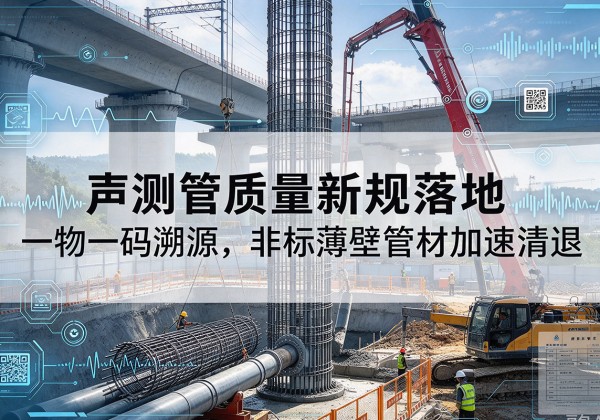 罗田声测管质量新规落地，一物一码溯源，非标薄壁管材加速清退