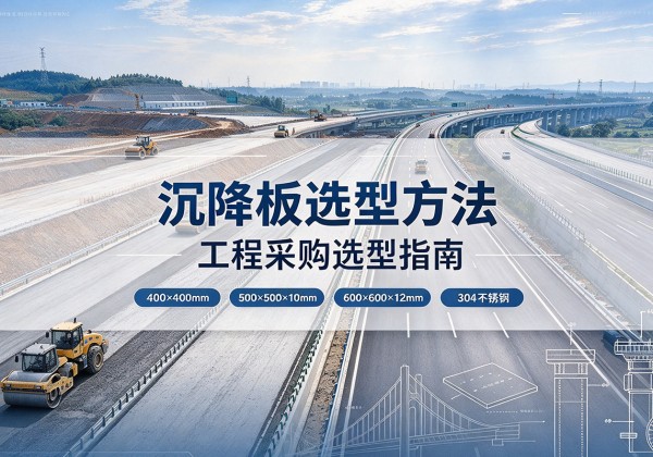 罗田沉降板选择方法